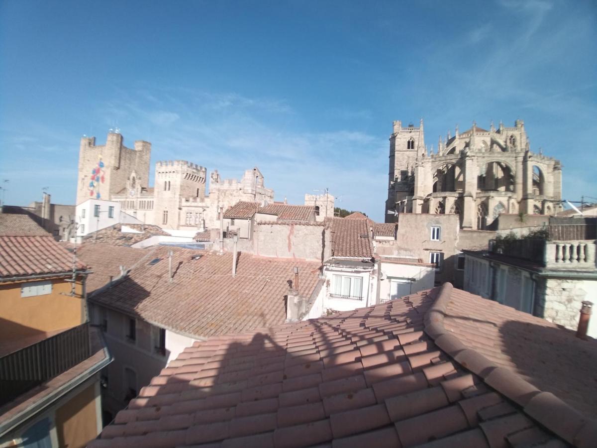 Studio Terrasse Vue Cathedrale Narbona Exterior foto
